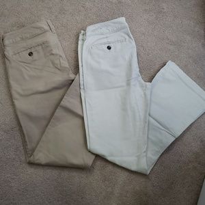 Two American Eagle khakis pants